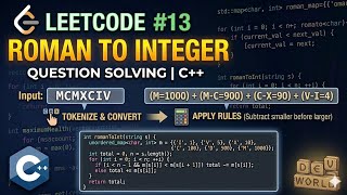 Raman to Integer | Leetcode 13 | String & Math(C++)