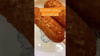 Korean spicy dumplings 韓國火雞麵水餃