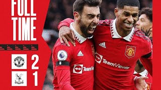 Manchester united vs Crystal palace 2-1 highlights today #premierleague #manunited