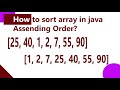 How to Sort Array without predefined functions in java