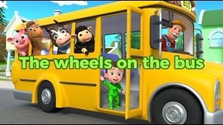 The Wheels on The Bus Song| nursery rhyme|Kids Songs|jj