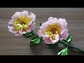 DIY || Beautiful peonies || Tutorial for making peony from simple materials