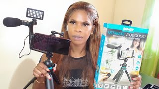 Unboxing Bower Ultimate Vlogger Kit for Smartphone + Set Up