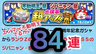 エンマ祭or不動明王でるか？初日84連ガシャ！【妖怪ウォッチぷにぷに】 #shorts