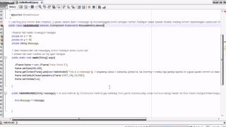 Mongolian Java Programming Tutorial Part 15 JFrame "Hello World"