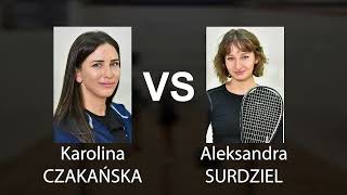 Semifinal Karolina Czakańska vs Aleksandra Surdziel - Korsarz Enjoy Squash Open 2023 - PSA Satellite