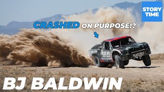 BJ Baldwin Talks About A Crashing His Trophy Truck On Purpose | AGM Story Time