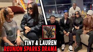 SHOCKING Tiny' Harris & Lauren London REUNION Sparks Secret Drama Talk at T I ’s 20th AnniversaryATL