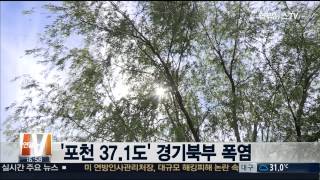 '포천 37.1도' 경기 북부 폭염 속 불쾌지수 높아!