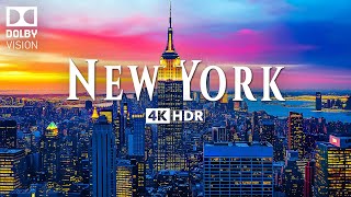 NEW YORK 4K ULTRA HD [60FPS] • Explore the City of Energy and Dreams \u0026 Inspiring Music