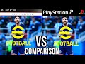 eFootball PES 22 PS3 Vs PS2