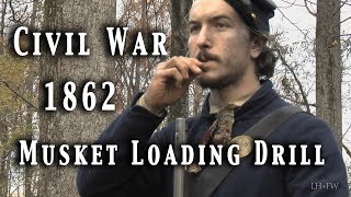 Civil War - Musket Loading Drill "In-Nine-Times" HD