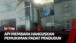 Rumah di Permukiman Padat Penduduk di Tebet Terbakar | Kabar Petang tvOne