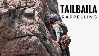 Rappelling from Tail Baila || Fort Maharashtra || 200-250 Feet Rappell || Cinematic Shot