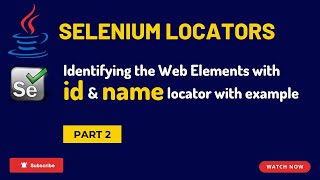 selenium tutorial for beginners | locators in selenium webdriver | Selenium Locators | Part 2