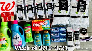 Walgreens Couponing Haul 3 15 3 21
