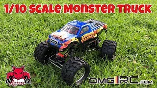 Unboxing Redcat Racing GROUND POUNDER RC Monster Truck 1/10 Scale OMGRC