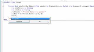 Learning VB.NET (Visual Basics) tutorial 21 - Substrings of the String class