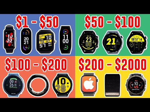 The best smart watch for every budget! Scientific Health Tracking Review of 75 Watches (2022)