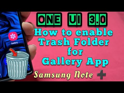 where is the trash folder for Gallery App on Samsung Galaxy Android 11 phone