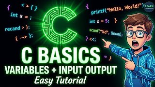Variables, Data Types & Input/Output in C | Complete Beginner Tutorial