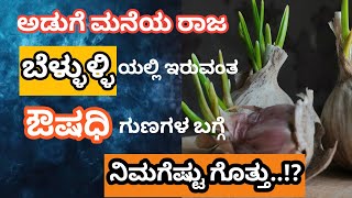 ಬೆಳ್ಳುಳ್ಳಿ ತಿನ್ನುವುದರಿಂದ ಏನಾಗುತ್ತೆ? Garlic Benefits for Health | bellulli upayoga