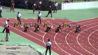 2015 関東選手権陸上 男子100m 予選2組