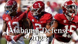 Alabama Defensive Highlights 2023 (Special Teams Included)