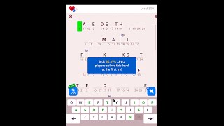 Cryptogram: The Solution For Level 250! - Step by Step Word Brain Puzzle
