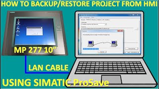 How to backup and restore project of HMI MP277 10