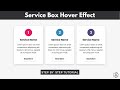 Service Box Hover Effect in WordPress using CSS | WordPress Tips and Tricks