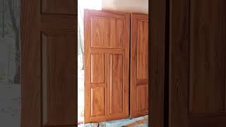 painted door wood graining