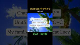 천일문입문 Day1~Day25