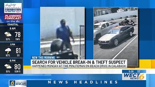 Brunswick County Sheriff’s Office searching for suspect in vehicle break-in and theft