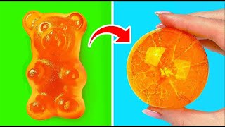 Bisakah Anda Menebak Rasanya? Tantangan Jelly Slime|| Membuat Jelly Jeruk Keprok di Rumah!