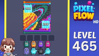 Pixel Flow Level 465 Solution Walkthrough