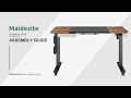 [Assembly Guide] Maidesite M2 Electric Height Adjustable Standing Desk 48/55 Inch Instruction Guide