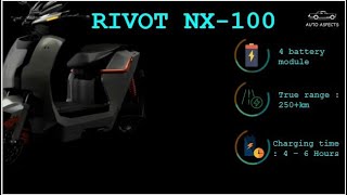 RIVOT NX100 Electric Scooter lauching soon by Rivot Motors | 280km true range | Autoaspects