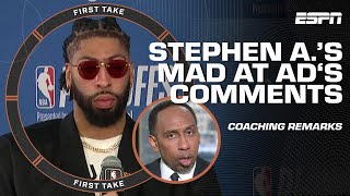 'I DON'T LIKE WHAT HE DID TO DARVIN HAM' 🗣️ - Stephen A.'s UPSET with AD's comme