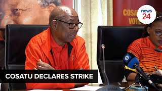 WATCH | Cosatu declares support for national strike