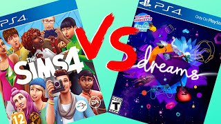 The Sims 4 Vs. Dreams PS4 | Building My House