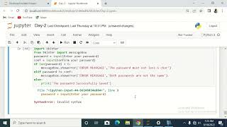 Section 5 Exercise on Day2 python project: form validations