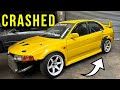 I CRASHED My RWD Evo