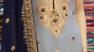 Embroidered Sharara Pant Suits