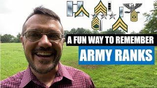 A Fun Way to Remember Army Ranks