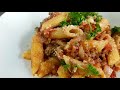 意大利番茄肉酱面 penne bolognese【红叔西餐美食 17】 想知道正宗的意大利肉酱面为什么一定要用通心粉吗？