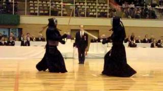 SlowMotion - MIYAZAKI's M (vs KOYAMA) - 14th Japan 8dan KENDO Championship - Semi final 30