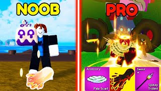 [ VMV ] Noob To Pro With Awakened Dark Dough | Full Black Angel V4 in Blox Fruit