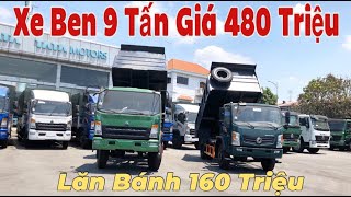 Thanh lý xe ben tmt howo 9 tấn giá 480 triệu - Bán xe ben Howo TMT 9 tấn trả góp 160 triệu