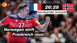 Frankreich - Norwegen 26:28 - Highlights | Handball-EM 2020 - ZDF
